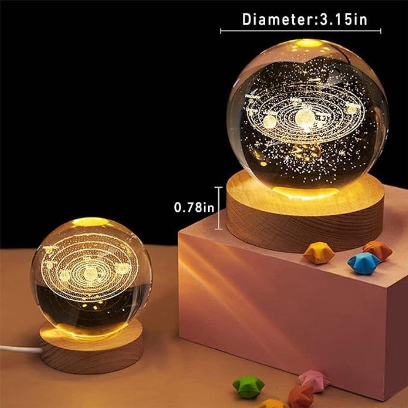 CRYSTAL BALL LAMP